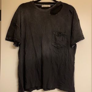 FREE PEOPLE Distressed Tee